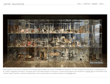 Tablet Screenshot of janetlaurence.com